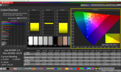 Calman ColorChecker przed kalibracją