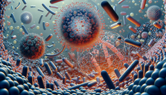 Naukowcy z Monash University w Australii dokonali przełomu w walce z wieloopornymi zarazkami - z pomocą sztucznej inteligencji. (Źródło zdjęcia: DallE3)