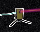Mikrofon laserowy DIY (źródło obrazu: SomethingAboutScience i Canva - zmiany)