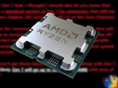 Procesory konsumenckie Zen 7 będą bazować na nowym gnieździe AM6 dla komputerów stacjonarnych. (Źródło zdjęcia: AMD, Moore&#039;s Law Is Dead, edytowane)