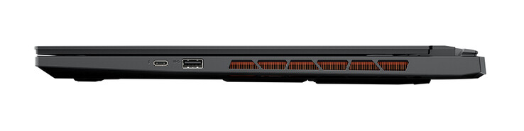 Prawa strona: Thunderbolt 4 (Type-C, Power Delivery), USB 3.2 Gen2 (Type-A) (Źródło: Aorus)