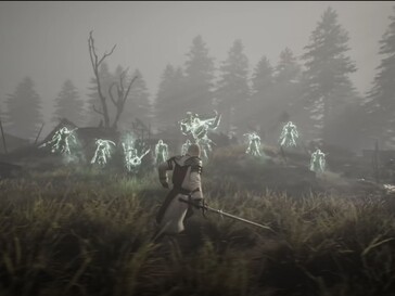 W zwiastunie walka wydaje się nieco szybsza i bardziej agresywna niż w Breath of the Wild. (Na ilustracji: zrzut ekranu z oficjalnego zwiastuna ArcheAge Chronicles.)