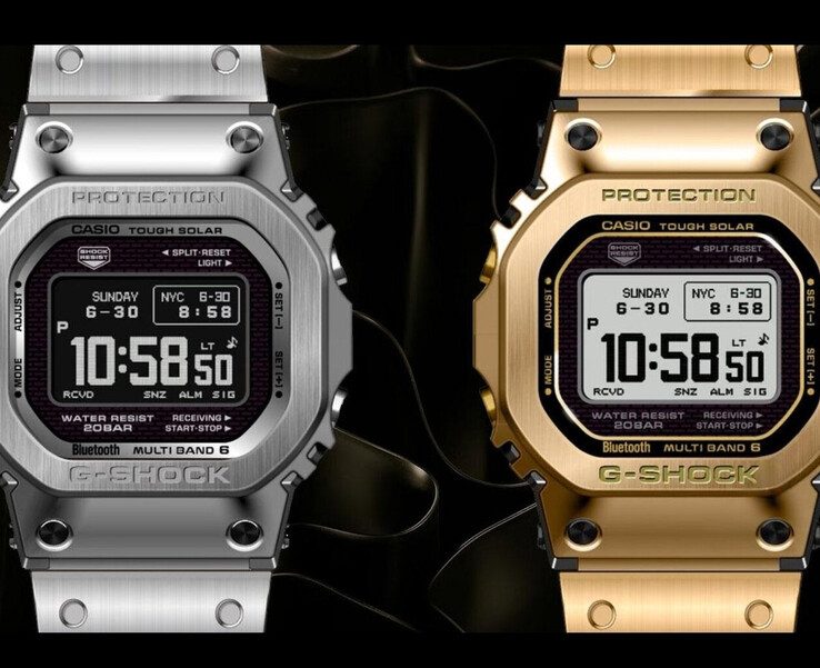 Od lewej do prawej (na zdjęciu): nadchodzące Casio GMW-BZ5000D-1 i GMW-BZ5000GD-9. (Źródło zdjęcia: Great G-Shock World)
