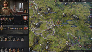 Na zdjęciu: zrzut ekranu z rozgrywki w grze „Crusader Kings III”.
