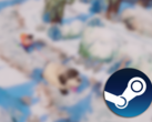 Cały projekt Dogwalk - zasoby, animacje i kod - został wykonany w Blenderze i popularnym silniku Godot Game Engine, który jest open-source. Na zdjęciu niewyraźny zrzut ekranu z gry z nałożonym logo Steam (źródło obrazu: Steam - edytowane)