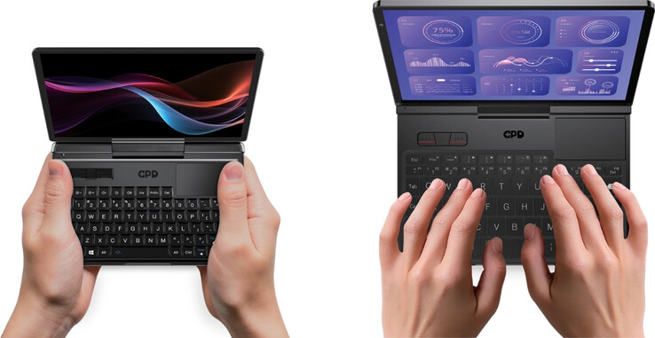 GPD MicroPC 2 i Pocket 4, od lewej do prawej. (Źródło zdjęcia: GPD)