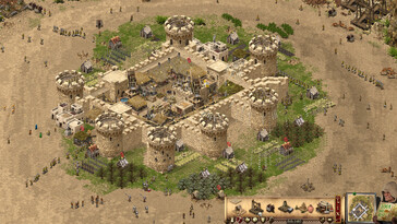Na zdjęciu: zrzut ekranu z rozgrywki z gry „Stronghold Crusader: Definitive Edition”.