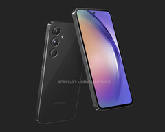 Galaxy A55 ma design, który jest znany z innych najnowszych modeli Samsunga z serii Galaxy A. (Źródło obrazu: MySmartPrice &amp;amp; @OnLeaks)