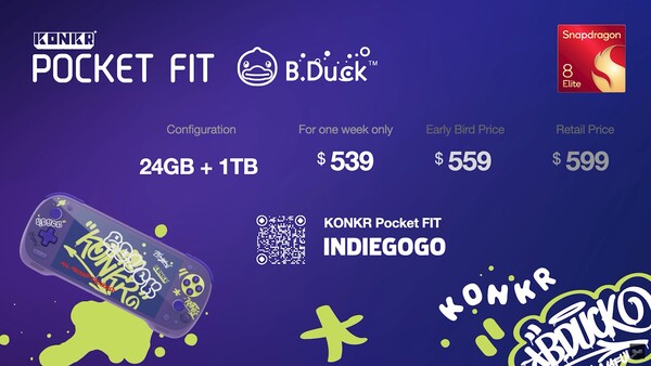 Edycja Konkr Fit Elite B.Duck będzie kosztować więcej niż inne opcje kolorystyczne. (Źródło zdjęcia: Ayaneo)