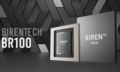 Biren BR100 oficjalny render (Źródło: Birentech)