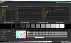 Skala szarości (kolor: profesjonalny, temperatura barwowa: ciepła, docelowa przestrzeń barwowa: sRGB)