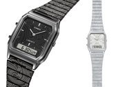 Casio x Liberty AQ-230EBLT-1A i AQ-230ELT-7A (na zdjęciu), od lewej do prawej. (Źródło zdjęcia: Casio)