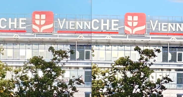 Porównanie daje (nie)pewność: Po lewej kadr ze zdjęcia 12MP, po prawej z obrazu 50MP.