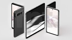 Te wyciekłe zdjęcia wysokiej jakości ilustrują projekt bardzo oczekiwanego Google Pixel Fold (Obraz: Front Page Tech)