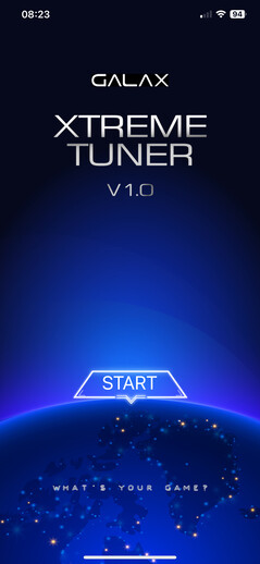 Xtreme Tuner Plus - ekran główny