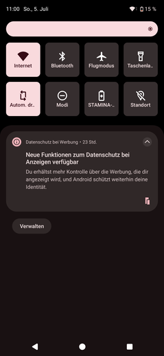 Recenzja Sony Xperia 1 VIII: Interfejs użytkownika systemu Android