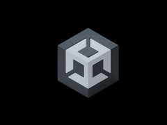 Logo Unity na czarnym tle (źródło obrazu: Unity)