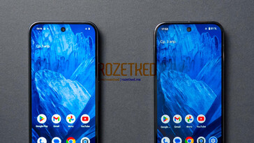 Pixel 9 i Pixel 9 Pro od lewej do prawej. (Źródło zdjęcia: Rozetked)