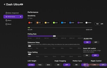 Sekcja dostrajania wydajności