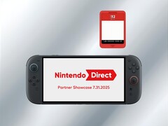 Karta Game-Key Switch 2 pokazana nad konsolą (źródło zdjęcia: Nintendo of America z poprawkami)