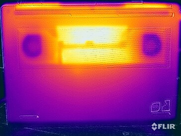 Test naprężeń w temperaturach powierzchniowych (dół)