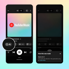 Identyfikator AI YouTube Music