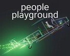 Wyświetlany jest baner dla People Playground
