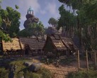 Zdjęcie przedstawiające wioskę w grze Elex, obecnie dostępnej w sprzedaży na platformie Steam.