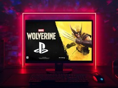 Gra „Marvel's Wolverine”, dostępna wyłącznie na PS5, widoczna na monitorze komputera