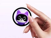Oppo Bubble można przymocować do smartfona jako dodatkowy wyświetlacz magnetyczny.