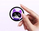 Oppo Bubble można przymocować do smartfona jako dodatkowy wyświetlacz magnetyczny.
