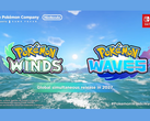 Zrzut ekranu ze zwiastuna zapowiadającego Pokémon Winds i Pokémon Waves