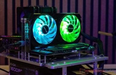 KFA2 GeForce RTX 4060 Ti EX podczas naszych pomiarów hałasu