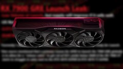 Radeon RX 7900 GRE ma średnie taktowanie w grach na poziomie 1,88 GHz. (Źródło: Moore's Law Is Dead/AMD/edytowane)