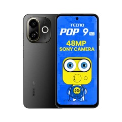 Tecno Pop 9 5G w kolorze Shadow Black (źródło zdjęcia: Tecno)
