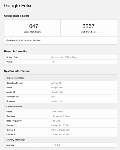 (Źródło obrazu: Geekbench)