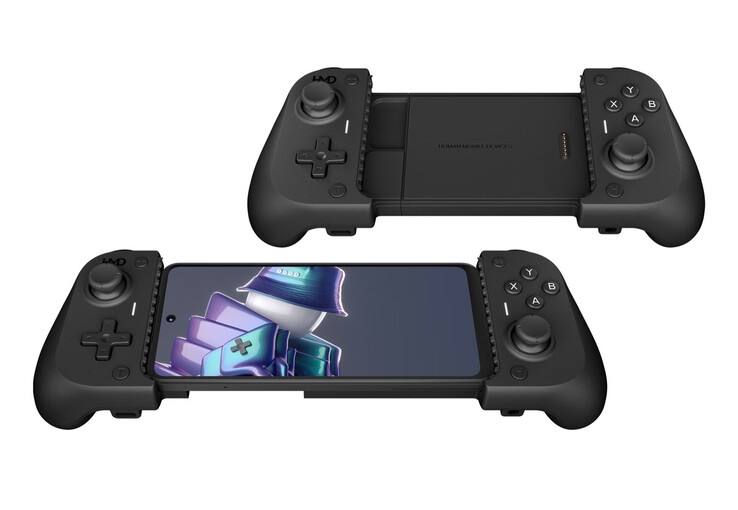 HMD Fusion X1 można przekształcić w handheld do gier za pomocą własnych akcesoriów. (Źródło obrazu: HMD Global)