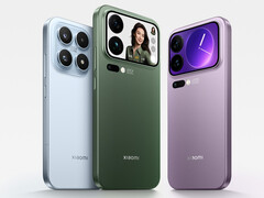 Xiaomi 17, Xiaomi 17 Pro Max i Xiaomi 17 Pro od lewej do prawej. (Źródło zdjęcia: Xiaomi)