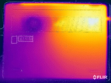 Test naprężeń temperatury powierzchni (dół)