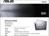 Asus VivoBook S551LB (V551LB)